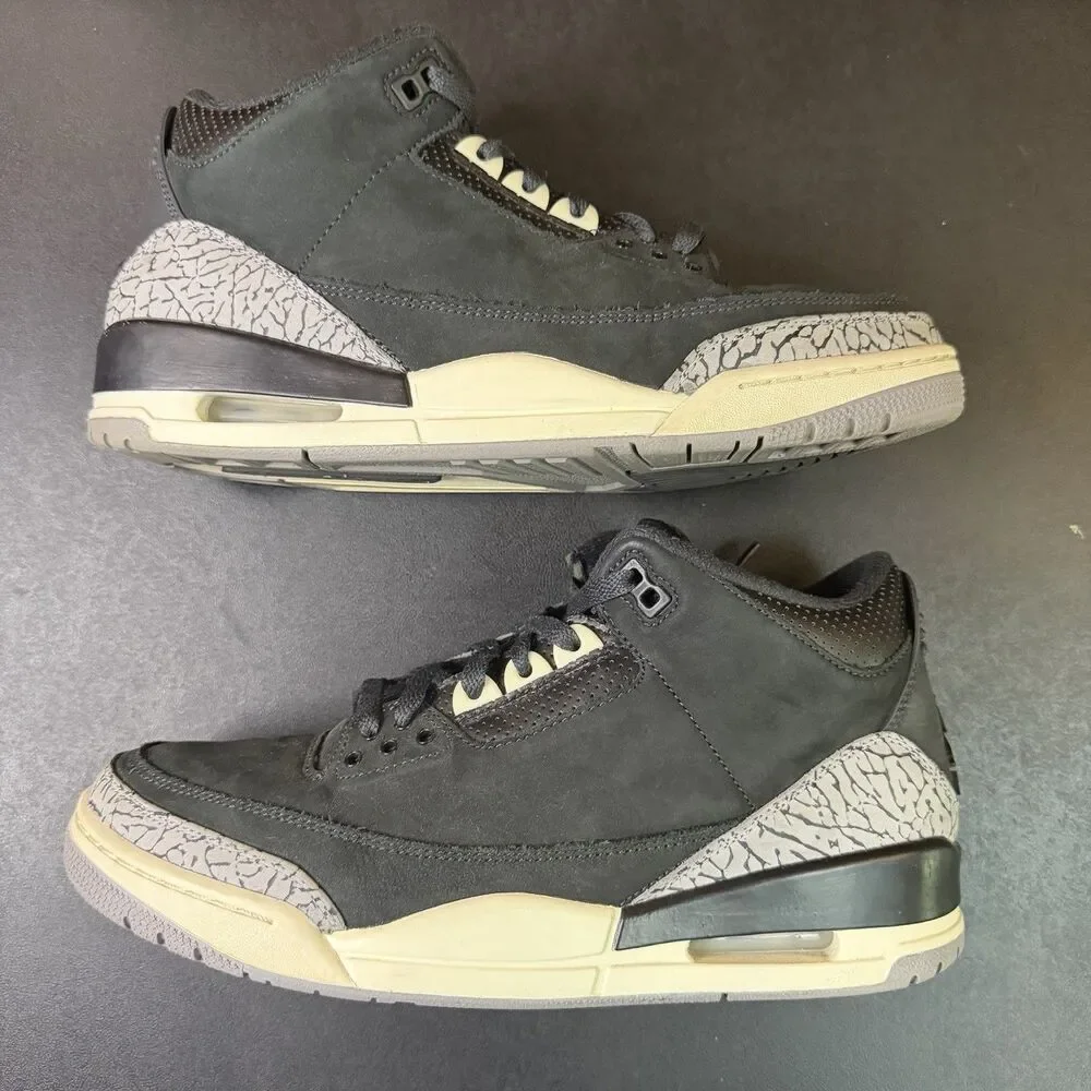 Jordan 3 Retro Off Noir Oreo Men Size 9.5 / Women 11 (CK9246-001) No Box